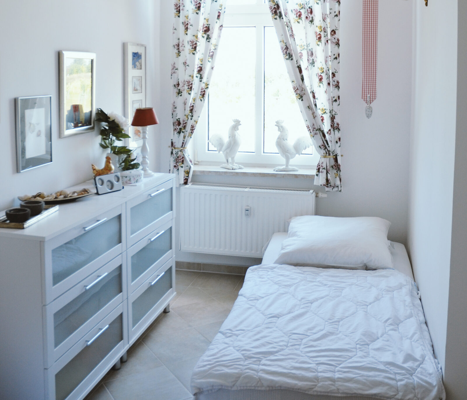 Kranichwohnung — zweites Schlafzimmer mit Einzelbett